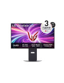 Монитор LG 32GS95UV-B, 31.5" 4K UHD OLED Dual-Mode, 0.03ms (GtG), UHD (3840x 2160), 4K 240Hz, FHD 480Hz, 1500000:1, 450 cd/m2, 1000:1, DCI-P3 98%, AMD FreeSync, NVIDIA G-Sync, DTS, Speacer 7Wx2, VRR, HDR 400, USB Down/Up-stream, HDMI, DP, Tilt