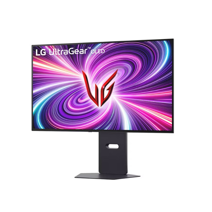 Монитор LG 32GS95UV-B, 31.5" 4K UHD OLED Dual-Mode, 0.03ms (GtG), UHD (3840x 2160), 4K 240Hz, FHD 480Hz, 1500000:1, 450 cd/m2, 1000:1, DCI-P3 98%, AMD FreeSync, NVIDIA G-Sync, DTS, Speacer 7Wx2, VRR, HDR 400, USB Down/Up-stream, HDMI, DP, Tilt