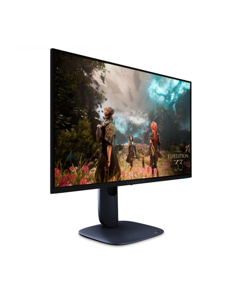 Монитор Dell Alienware AW2725Q, 26.7" QD-OLED, IPS, 0.03 ms GtG, AMD FreeSync, NVIDIA G-SYNC, 1, 500, 000:1, 1000 cd/m2, 4K UHD (3840 x 2160), 240Hz, 99% DCI-P3, HDMI, Earc, DP, USB 5Gbps, USB-C, PIP, PBP, Height Adjustable, Pivot, Swivel, Tilt