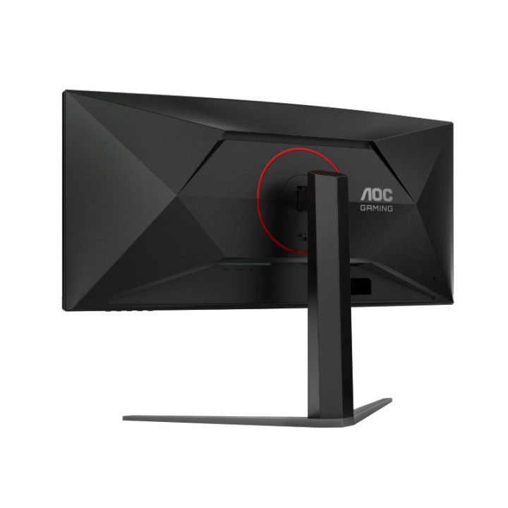 Монитор AOC CU34G4, 34" Curved 1500R VA WLED, 3440x1440@180Hz, 1ms GtG, 0.5ms MPRT, 300cd m/2, 2500:1, 80M:1 DCR, Adaptive Sync, FlickerFree, Low Blue Light, Tilt, Height Adjust, Swivel, 2xHDMI, DP