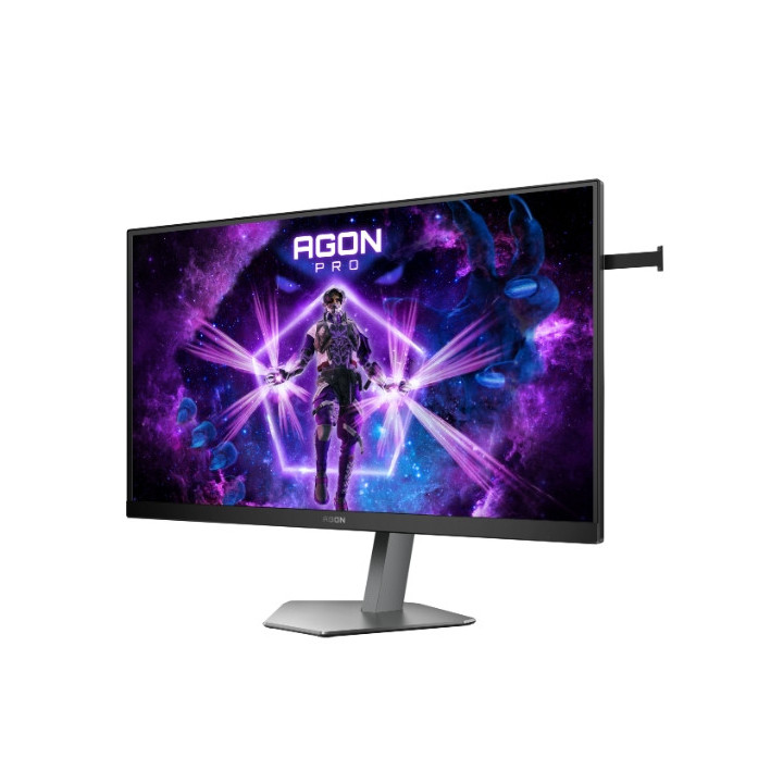 Монитор AOC AG276FK, 27" Fast IPS WLED, 1920x1080@520Hz, 0.5ms GtG, 0.3ms MPRT, 400cd m/2, 1000:1, 80M:1 DCR, Adaptive Sync, FlickerFree, Low Blue Light, 5Wx 2, Tilt, Height Adjust, Pivot, Swivel, 2xHDMI, 2xDP, USB hub