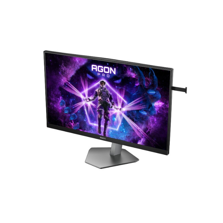 Монитор AOC AG276FK, 27" Fast IPS WLED, 1920x1080@520Hz, 0.5ms GtG, 0.3ms MPRT, 400cd m/2, 1000:1, 80M:1 DCR, Adaptive Sync, FlickerFree, Low Blue Light, 5Wx 2, Tilt, Height Adjust, Pivot, Swivel, 2xHDMI, 2xDP, USB hub