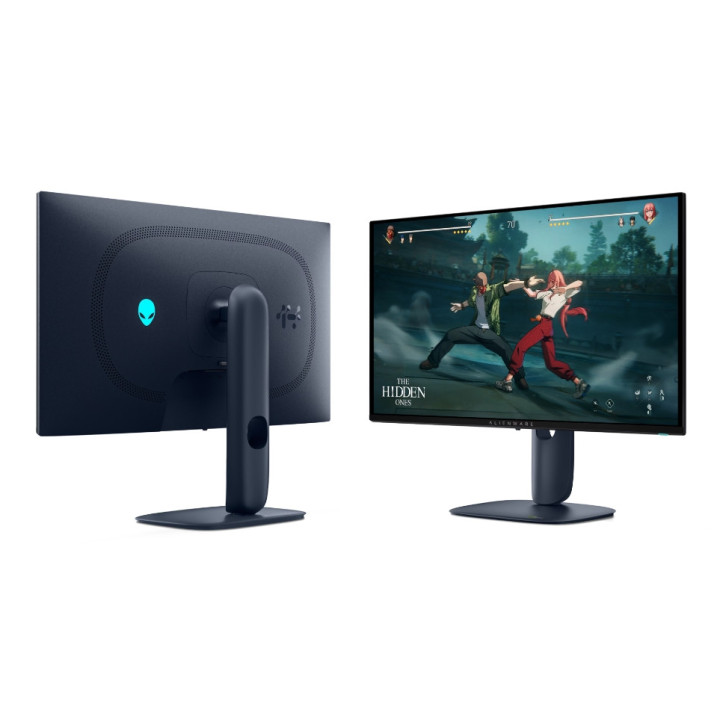 Монитор Dell Alienware AW2725D, 27" LED, QD-OLED, WQHD 2560 x 1440, 95% DCI-P3, NVIDIA G-SYNC, AMD FreeSync, 280Hz, 0.3ms GtG, 1500000:1, 1000 cd/m2, HDMI, DP, USB C, Height Adjustable, Pivot, Swivel, Tilt, PIP, PBP, Black