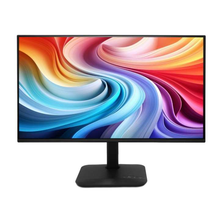 Монитор Acer KA272Gbip, 27" FHD (1920x1080) IPS, ZeroFrame, 120Hz, 1ms (VRB), AdaptiveSync, 250 nits, HDMI, DP, VisionCare, Energy Class B, Black - UM.HX2EE.G05