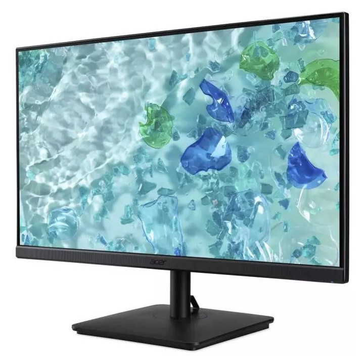 Монитор Acer Vero V247YGbmipx, 23.8" FHD (1920x1080) IPS, ZeroFrame, 120Hz, 4ms (GTG), AdaptiveSync, 250nits, HDMI, Speakers, DP, VGA, Audio In/Out, VisionCare 2.0, Energy Class C, Black - UM.QV7EE.G13