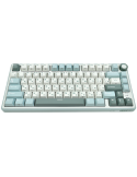 Геймърска механична клавиатура Royal Kludge R75 Sky Cyan 75%, Gasket Mount K Silver Switch - RK-R75-SKYCYN-KSLVSW-US
