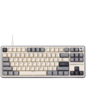 Безжична геймърска механична клавиатура Royal Kludge R87 Pro Half Grey TKL, Hot-Swap Creamy Switch - RK-R87PRO-HALFGY-CRMSW-US