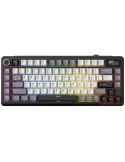 Геймърска механична клавиатура Royal Kludge L75 Knight Black 75%, Hot-Swap Cream Switch - RK-L75-KNGHTBLK-CRMSW-US