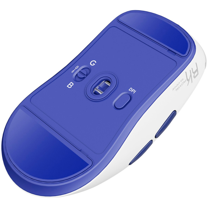 Геймърска мишка Royal Kludge M30 White Blue PAW 33111K - RK-M30-WHBLU