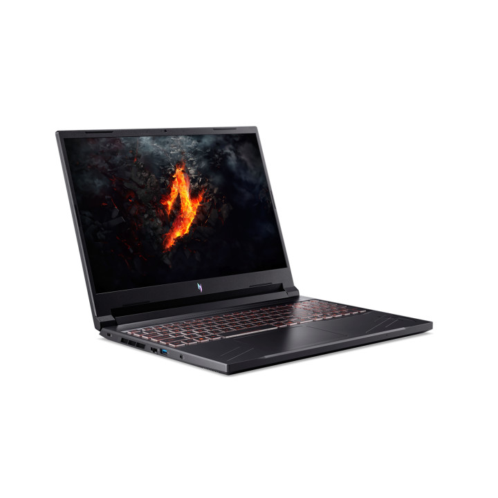 Лаптоп Acer Nitro ANV16-61-R42L, AMD Ryzen AI 5 340, 16" FHD IPS 144Hz, 16GB RAM, 512GB SSD, NVIDIA GeForce RTX 3050 6GB - NH.QUMEX.001