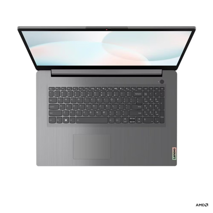 Лаптоп Lenovo IdeaPad 3 17ABA7, AMD Ryzen 7 5825U, 17.3" FHD IPS, 16GB RAM, 512GB SSD, AMD Radeon Graphics - 82RQ008ABM