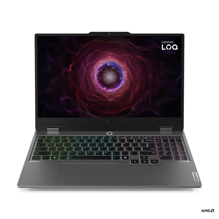 Лаптоп Lenovo LOQ 15ARP9, AMD Ryzen 7 7435HS, 15.6" FHD IPS 144Hz, 16GB RAM, 512GB SSD, Nvidia Geforce RTX 4050 6GB - 83JC002WRM