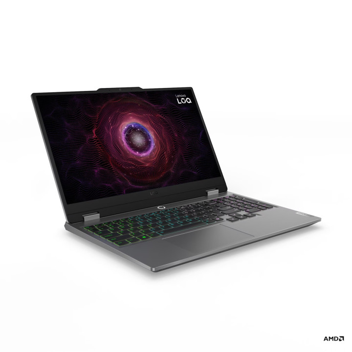 Лаптоп Lenovo LOQ 15ARP9, AMD Ryzen 7 7435HS, 15.6" FHD IPS 144Hz, 16GB RAM, 512GB SSD, Nvidia Geforce RTX 4050 6GB - 83JC002WRM