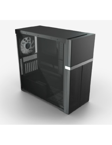 Кутия за компютър Valkyrie VK02 Lite Black ATX Mid Tower ARGB, Tempered Glass - VK-CASE02LITE