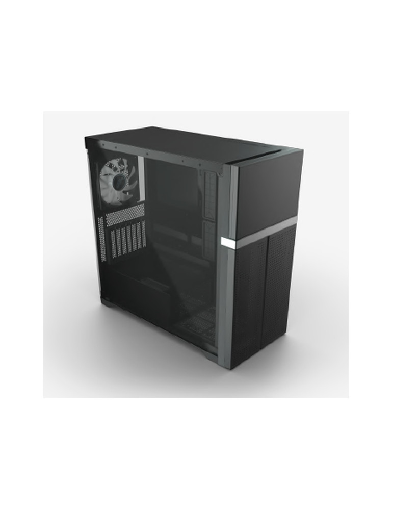 Кутия за компютър Valkyrie VK02 Lite Black ATX Mid Tower ARGB, Tempered Glass - VK-CASE02LITE