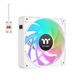 Комплект вентилатори Thermaltake CT120 EX Reverse ARGB 120mm White 3-Pack, MagForce 2.0 - CL-F194-PL12SW-A