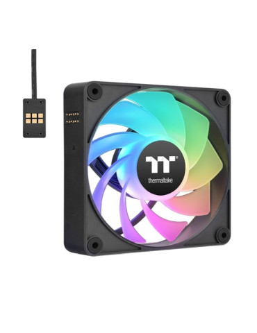 Комплект вентилатори Thermaltake CT140 EX Reverse ARGB 140mm Black 3-Pack, MagForce 2.0 - CL-F193-PL14SW-A