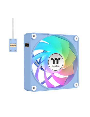 Комплект вентилатори Thermaltake CT140 EX Reverse ARGB 140mm Hydrangea Blue 3-Pack, MagForce 2.0 - CL-F199-PL14BU-A