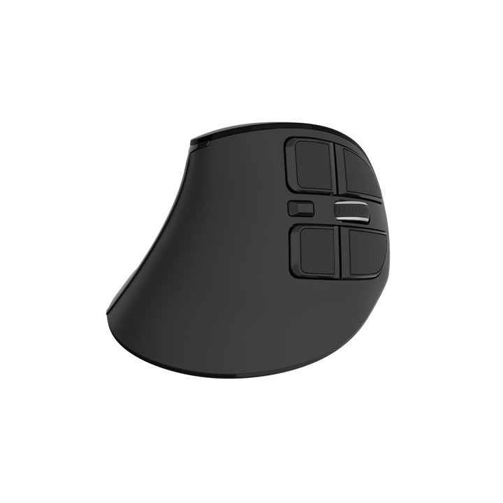 Презареждаема безшумна Bluetooth мишка Natec Euphonie Pro Vertical Black 4000DPI, OLED Display - NMY-2291