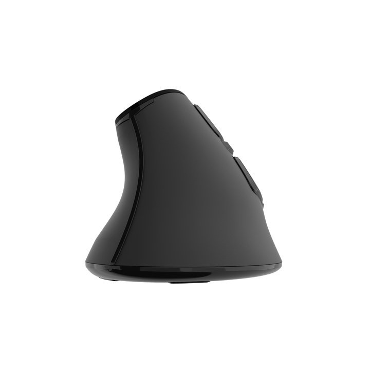 Презареждаема безшумна Bluetooth мишка Natec Euphonie Pro Vertical Black 4000DPI, OLED Display - NMY-2291