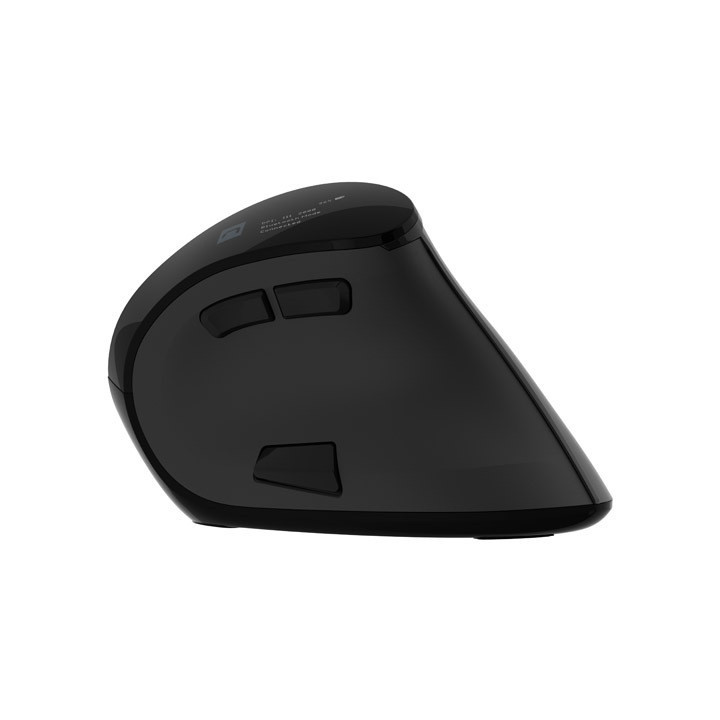 Презареждаема безшумна Bluetooth мишка Natec Euphonie Pro Vertical Black 4000DPI, OLED Display - NMY-2291