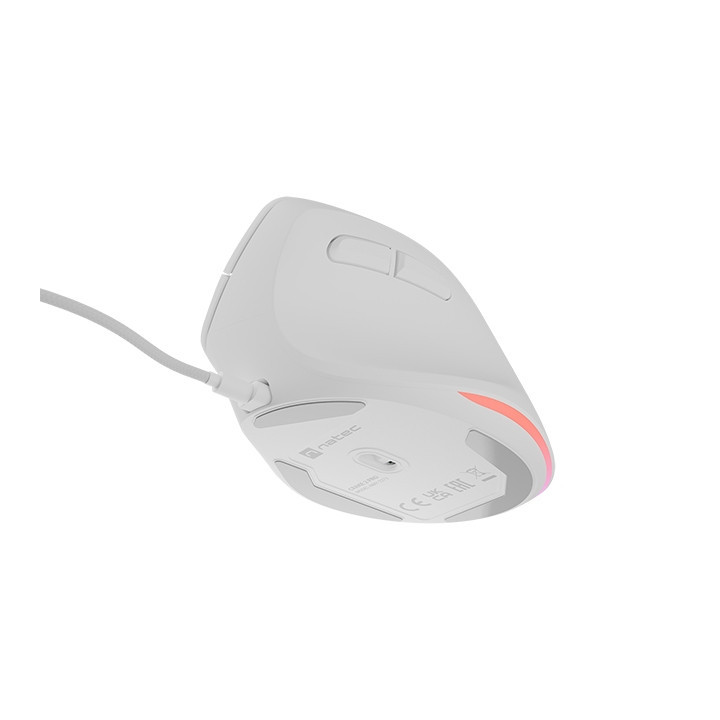 Мишка Natec Vertical Crake 2 Pro White 12800DPI USB - NMY-2273