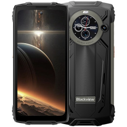 Смартфон Blackview BV8200 Rugged 6.5" FHD  120Hz черен, 12GB RAM, 256GB, 8800mAh, Android 14, IP68, двоен екран - BV8200_B_EU