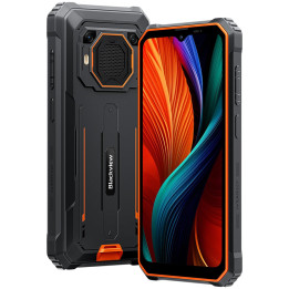 Смартфон Blackview BV6200 Plus 6.56" HD  оранжев, 8GB RAM, 256GB, 11000mAh, Android 14, IP68 - BV6200 PLUS_OR_EU