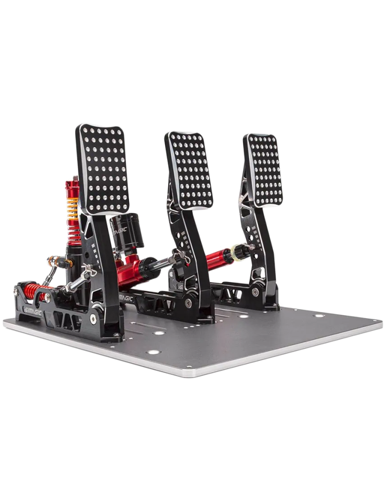 Педали SIMAGIC Crimson Edition хидравлични 3бр 200kg Loadcell - P2000-S200R