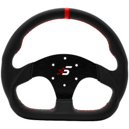 Волан SIMAGIC D-образен 325mm без HUB, кожа - P-325D(LEATHER)