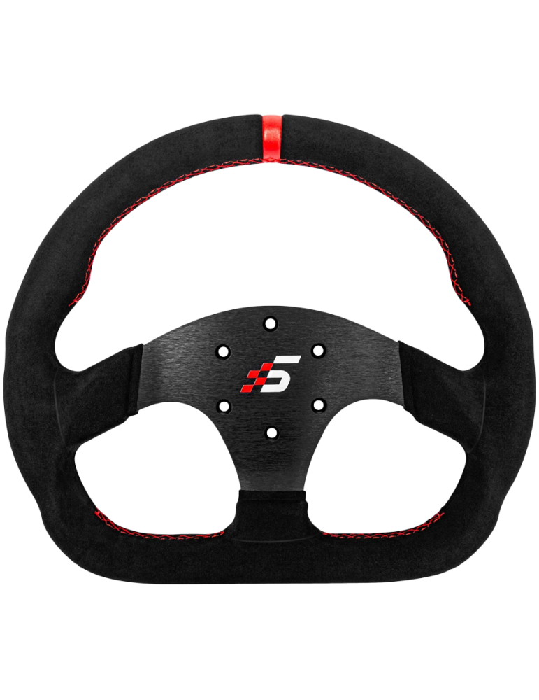 Волан SIMAGIC D-образен 325mm без HUB, велур - P-325D(SUEDE)