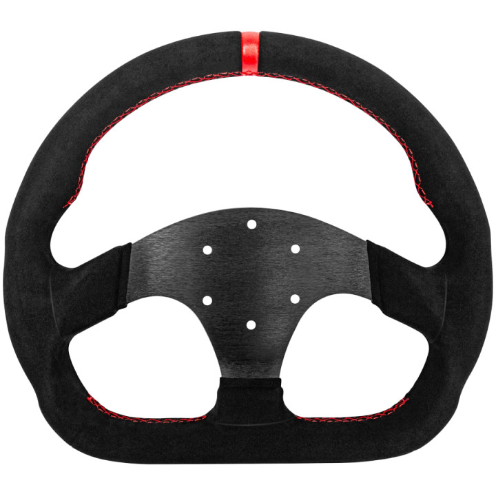 Волан SIMAGIC D-образен 325mm без HUB, велур - P-325D(SUEDE)