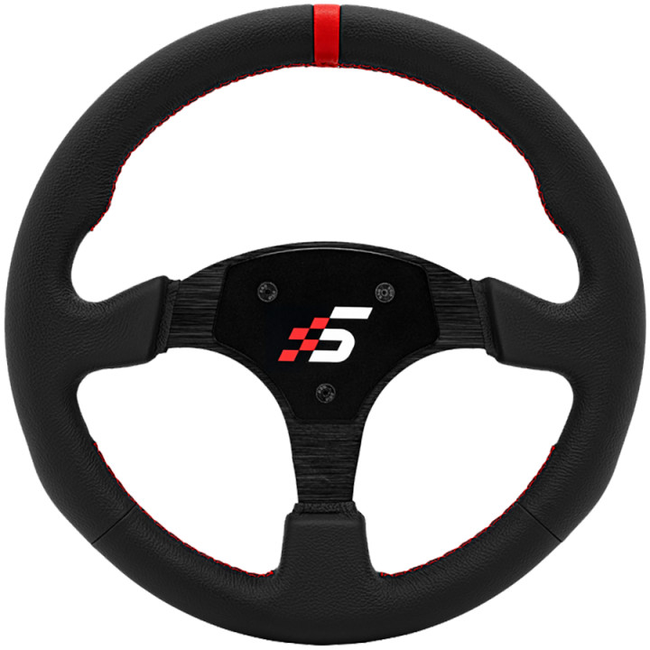 Волан SIMAGIC кръгъл 330mm без HUB, кожа - P-330R(LEATHER)