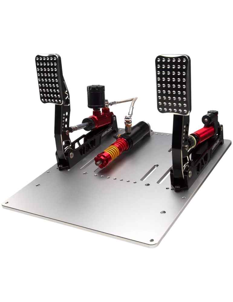 Педали SIMAGIC Crimson Edition хидравлични 3бр 100kg Loadcell - P2000-S100R