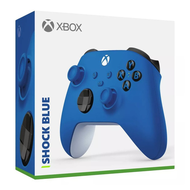 Безжичен джойстик Microsoft Xbox син Shock Blue - EP2-33421
