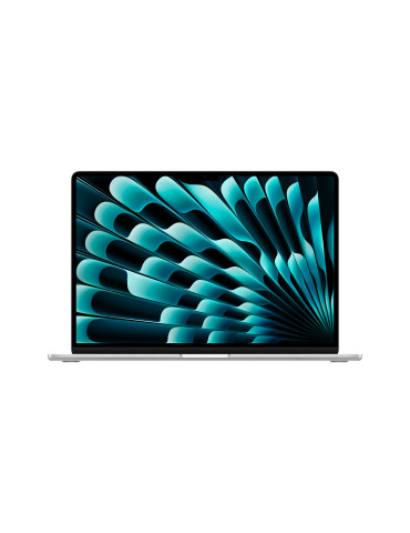 Лаптоп Apple MacBook Air 15.3, M4, 15.3" , 24GB RAM, 512GB SSD, 10C GPU, SILVER - mc6j4ze/a