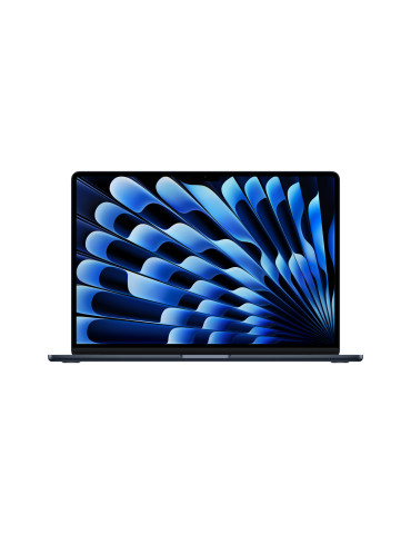 Лаптоп Apple MacBook Air 15.3, M4, 15.3" , 24GB RAM, 512GB SSD, 10C GPU, MIDNIGHT - mc6l4ze/a