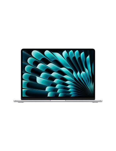 Лаптоп Apple MacBook Air 13.6, M3, 13.6" , 8GB RAM, 512GB SSD, 10C GPU, SILVER - mrxr3ze/a