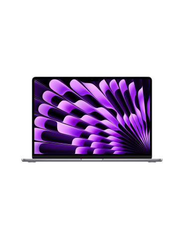 Лаптоп Apple MacBook Air 15.3, M3, 15.3" , 8GB RAM, 512GB SSD, 10C GPU, SPACE GREY - mryn3ze/a