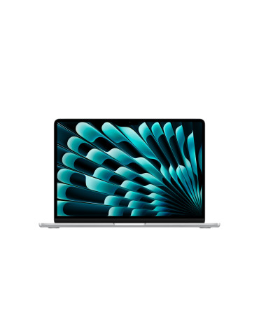 Лаптоп Apple MacBook Air 13.6, M4, 13.6" , 16GB RAM, 256GB SSD, 8C GPU, SILVER - mw0w3ze/a