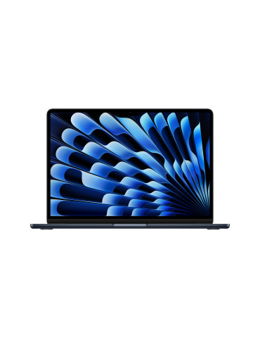 Лаптоп Apple MacBook Air 13.6, M4, 13.6" , 16GB RAM, 256GB SSD, 8C GPU, MIDNIGHT - mw123ze/a