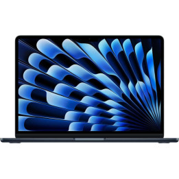 Лаптоп Apple MacBook Air 13.6, M4, 13.6" , 24GB RAM, 512GB SSD, 10C GPU, MIDNIGHT - mc6C4ZE/A