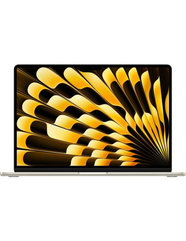 Лаптоп Apple MacBook Air 15, M4, 15" , 16GB RAM, 512GB SSD, 10C GPU, STARLIGHT - mw1K3ZE/A