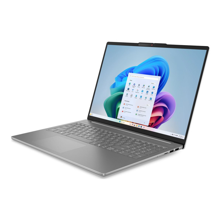 Лаптоп Lenovo IdeaPad Slim 5, AMD Ryzen 7 8845HS, 16" WUXGA, 32GB RAM, 1TB SSD, NoOS Luna Grey - 83HW0034BM