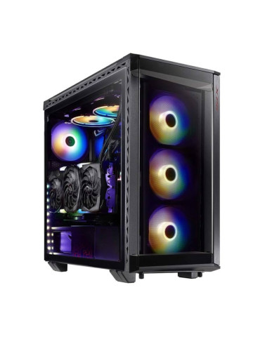 Геймърски компютър ION XPG BATTLE CRUISER MT BLACK ARGB с процесор AMD Ryzen 7 9800X3D, видео карта RX 9070 XT GAMING OC 16G, RAM 32GB (2x16GB) DDR5 6000MHz, SSD 1TB Gen4, WiFi 7