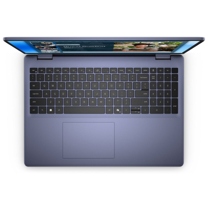 Лаптоп Dell 16 DC16251, Intel Core 7 150U, 16.0" FHD  (1920x1200), 32GB RAM, 1TB SSD, Intel Graphics, Ubuntu, Midnight Blue - DC16251_RPLU-R_007_UBU