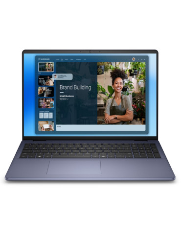 Лаптоп Dell 16 DC16251, Intel Core 5 120U, 16.0" FHD  (1920x1200), 16GB RAM, 512GB SSD, Intel Graphics, Win 11 Pro, Midnight Blue - DC16251_RPLU-R_004