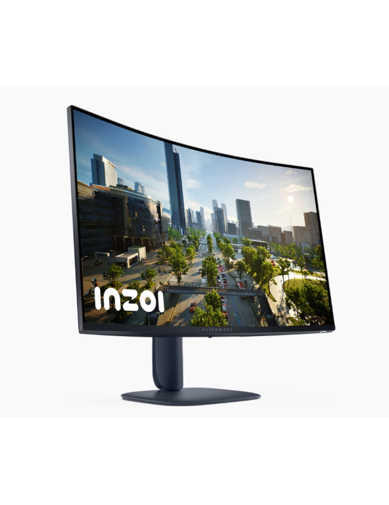 Монитор Dell Alienware AW3225DM, 31.5" Curved WQHD LED AG, VA, 1ms GTG, 3000:1, 400 cd/m2, 2560x1440, 180 Hz, 95% DCI-P3, HDR, VRR, AMD FreeSync, VESA AdaptiveSync,  HDMI, DP, USB 5Gbps, PIP, PBP, Height Adjustable, Tilt, Black