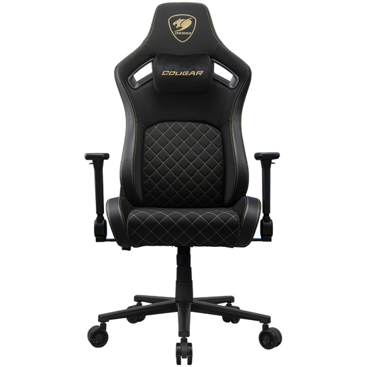 Геймърски стол Cougar DEFENSOR Gold Fr, Black Gold - CGR-DFF-GLB