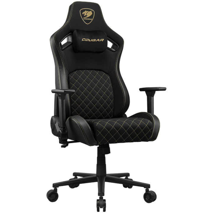 Геймърски стол Cougar DEFENSOR Gold Fr, Black Gold - CGR-DFF-GLB